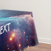 Fantasy Schattige Space Cat Stars Tafelkleed (Voorbeeld)