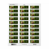 Fantasy Schattige spelen Fox Forest Etiket (Full Sheet)