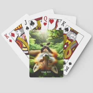 Fantasy Schattige spelen Fox Forest Pokerkaarten