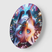 Fantasy Schattige spelen Fox Grote Klok (Hoek)