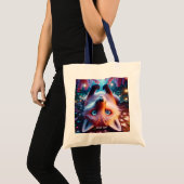 Fantasy Schattige spelen Fox Tote Bag (Voorkant (product))