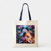 Fantasy Schattige spelen Fox Tote Bag (Achterkant)