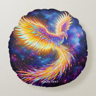 Fantasy Schattige Starlight Phoenix Space Rond Kussen