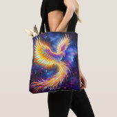 Fantasy Schattige Starlight Phoenix Space Tote Bag (Dichtbij)