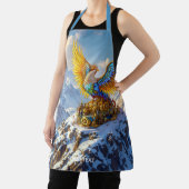 Fantasy Schattige Steampunk Mountains Phoenix Schort (Insitu)