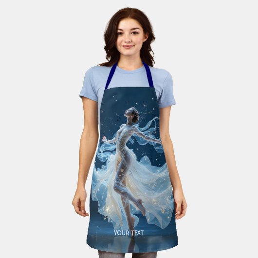 Fantasy Schattige Sterren Dansende Dame Schort (Gedragen)