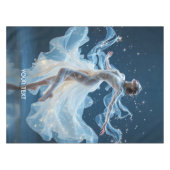 Fantasy Schattige Sterren Dansende Dame Tafelkleed (Voorkant (Horizontaal))