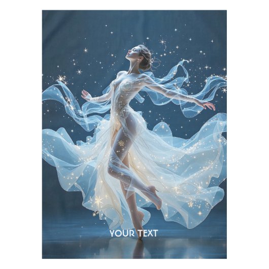 Fantasy Schattige Sterren Dansende Dame Tafelkleed (Voorkant)