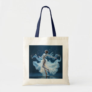 Fantasy Schattige Sterren Dansende Dame Tote Bag