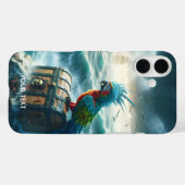 Fantasy Schattige Storm Zee Piraten Case-Mate iPhone Case (Achterkant (horizontaal))