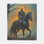 Fantasy Schattige Stranger Horse Night Fleece Deken (Voorkant)