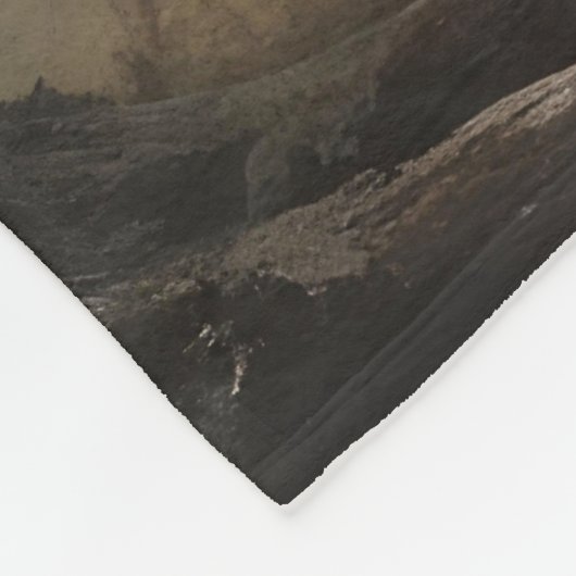 Fantasy Schattige Stranger Horse Night Fleece Deken (Hoek)