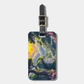 Fantasy Schattige Sun Clouds Forest Bagagelabel (Voorkant verticaal)