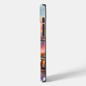 Fantasy Schattige Sunset New Orleans Uitzicht Case-Mate iPhone Case (Achterkant / Links)