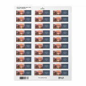 Fantasy Schattige Sunset New Orleans Uitzicht Etiket (Full Sheet)