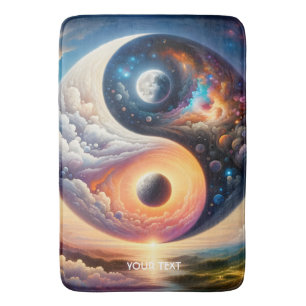 Fantasy Schattige Surreal Yin Yang Badmat