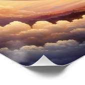Fantasy Schattige Surreal Yin Yang Perfect Poster (Hoek)
