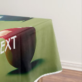 Fantasy Schattige T-rex Spelen Snooker Tafelkleed (Voorbeeld)