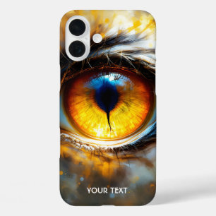 Fantasy Schattige Tijger Oranje Oog iPhone 16 Plus Hoesje
