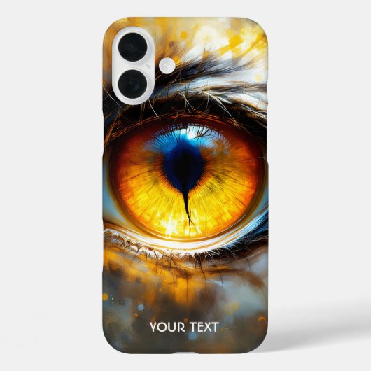 Fantasy Schattige Tijger Oranje Oog Case-Mate iPhone Case (Achterkant)