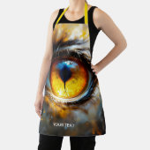 Fantasy Schattige Tijger Oranje Oog Schort (Insitu)