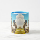 Fantasy Schattige Tin Man Road Mok (Midden)