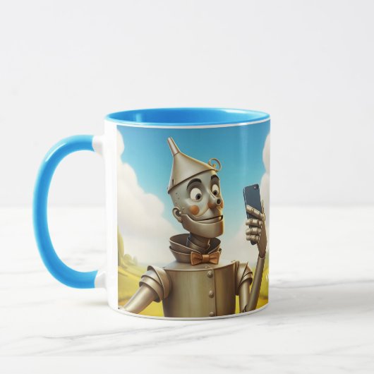 Fantasy Schattige Tin Man Road Mok (Links)