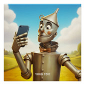 Fantasy Schattige Tin Man Road Perfect Poster (Voorkant)