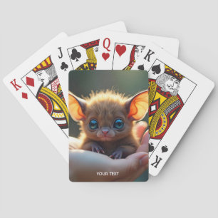 Fantasy Schattige Tiny Bat Hand Pokerkaarten