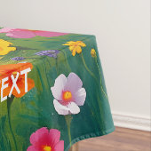Fantasy Schattige Tree Cat Flowers Tafelkleed (Voorbeeld)