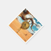 Fantasy Schattige Tree Desert Clock Servet (Hoek)
