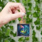 Fantasy Schattige Troll Bonsai Tree Sleutelhanger (Hand)