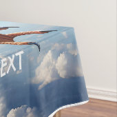 Fantasy Schattige Turkije gevechtsvliegtuig Tafelkleed (Voorbeeld)