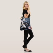 Fantasy Schattige Twee Koi Vissen Tote Bag (Op model)