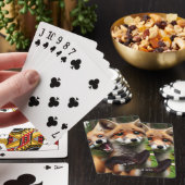 Fantasy Schattige Two Foxes Forest Pokerkaarten (Insitu)