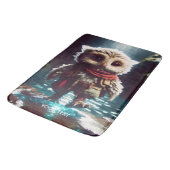 Fantasy Schattige Uil Adventurer Water Badmat (Gekanteld)