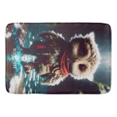 Fantasy Schattige Uil Adventurer Water Badmat (Voorkant)
