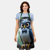Fantasy Schattige Uil Brillen Bow Schort (Gedragen)