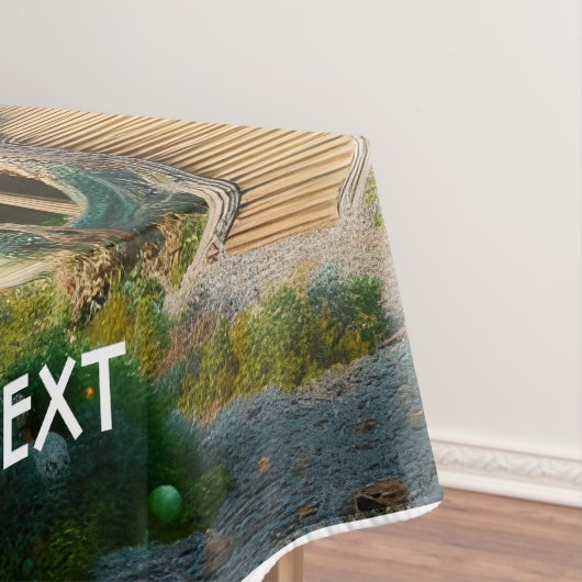 Fantasy Schattige Uil Tree House Tafelkleed (Voorbeeld)