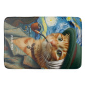 Fantasy Schattige Van Gogh Pet Badmat (Voorkant)