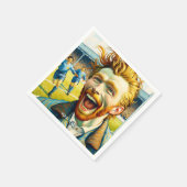 Fantasy Schattige Vincent Van Goal Servet (Hoek)
