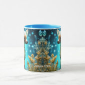 Fantasy Schattige Vivid Glass Fawn Winter Mok (Midden)