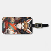 Fantasy Schattige Vivid Japans Theater Meisje Bagagelabel (Voorkant horizontaal)