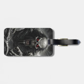 Fantasy Schattige Vivid Scary Horror Creature Bagagelabel (Achterkant horizontaal)