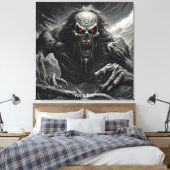 Fantasy Schattige Vivid Scary Horror Creature Canvas Afdruk (Insitu (Slaapkamer))