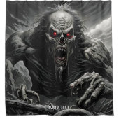 Fantasy Schattige Vivid Scary Horror Creature Douchegordijn (Voorkant)