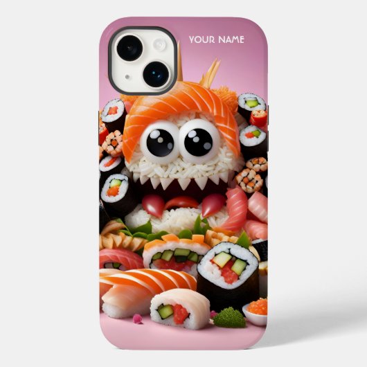 Fantasy Schattige Vivid Sushi Funny Creature Case-Mate iPhone Case (Achterkant)