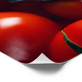 Fantasy Schattige Vivid Tomato Funny Creature Perfect Poster (Hoek)