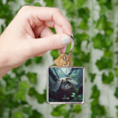 Fantasy Schattige Vogelnestregen Sleutelhanger (Hand)