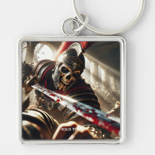 Fantasy Schattige Warrior Ancient Armor Sleutelhanger